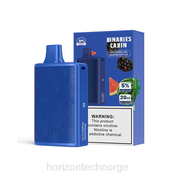 HorizonTech Norge - HorizonTech Binaries Cabin engangs 20ml JTVF71 vannmelon bringebæris