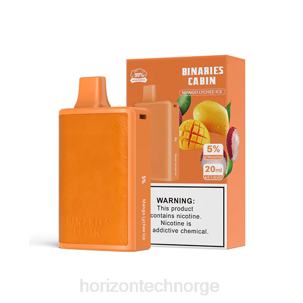 HorizonTech Oslo - HorizonTech Binaries Cabin engangs 20ml JTVF62 mango litchi is
