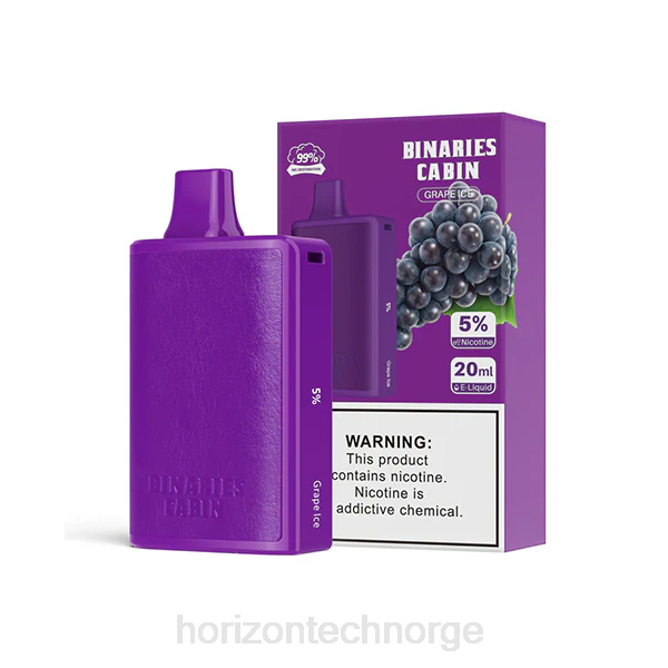 Horizon Tech Vape - HorizonTech Binaries Cabin engangs 20ml JTVF55 drue is