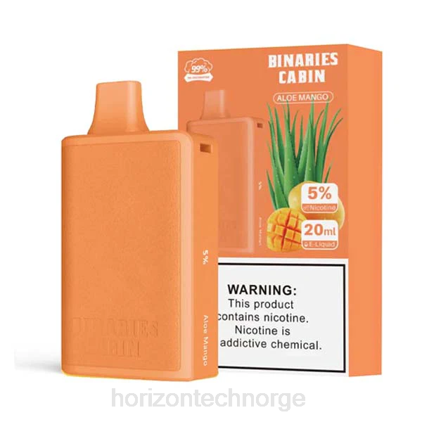 Horizon Tech Vape - HorizonTech Binaries Cabin engangs 20ml JTVF75 aloe mango