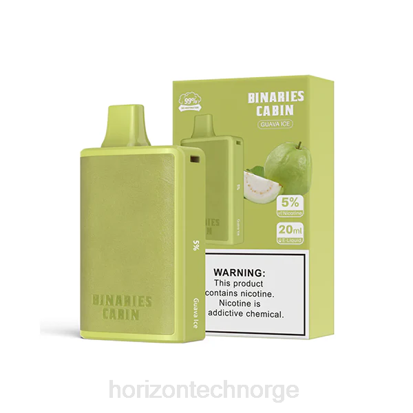 Horizon Tech Vape Tank - HorizonTech Binaries Cabin engangs 20ml JTVF58 guava is