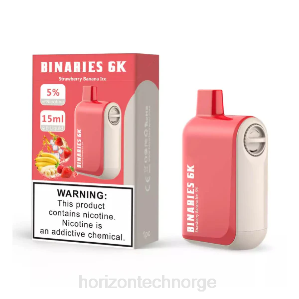 HorizonTech Norge - HorizonTech Binaries Cabin engangs 15ml JTVF51 jordbær bananis