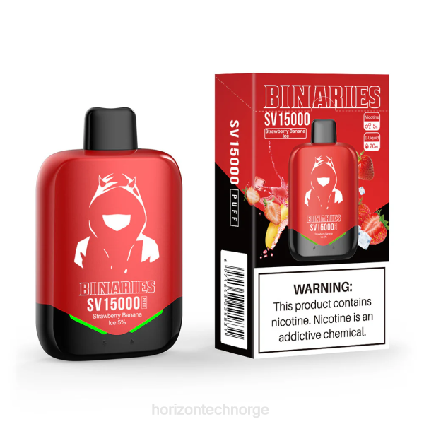 HorizonTech Vape Norge - HorizonTech Binaries Cabin engangs sv JTVF93 jordbær bananis