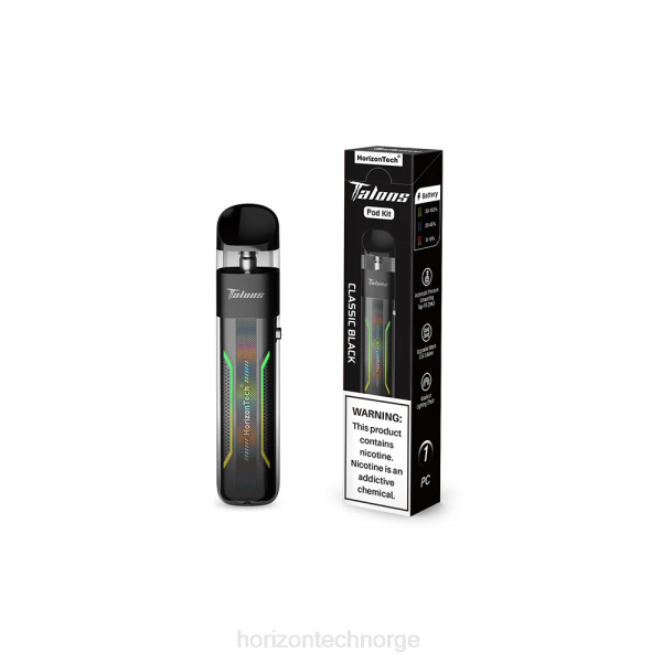 HorizonTech Vape Kit - HorizonTech Talons pod system JTVF20 klassisk svart