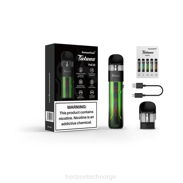 HorizonTech Vape - HorizonTech Talons startpakke JTVF201 eplegrønn