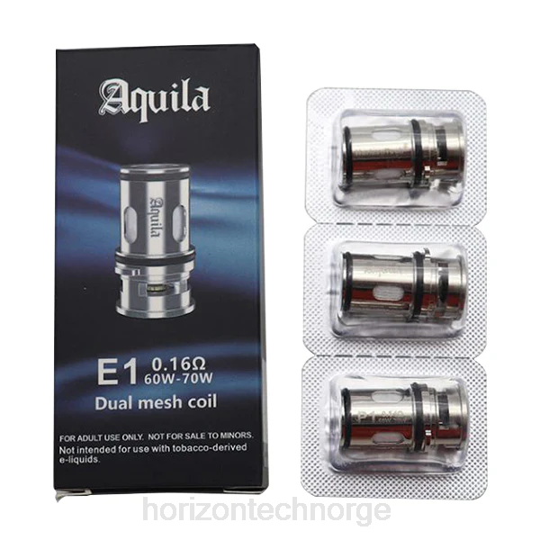 HorizonTech Vape Norge - HorizonTech Aquila spole (3-pakning) JTVF13 e2 - 0,14 ohm (3-pakning)